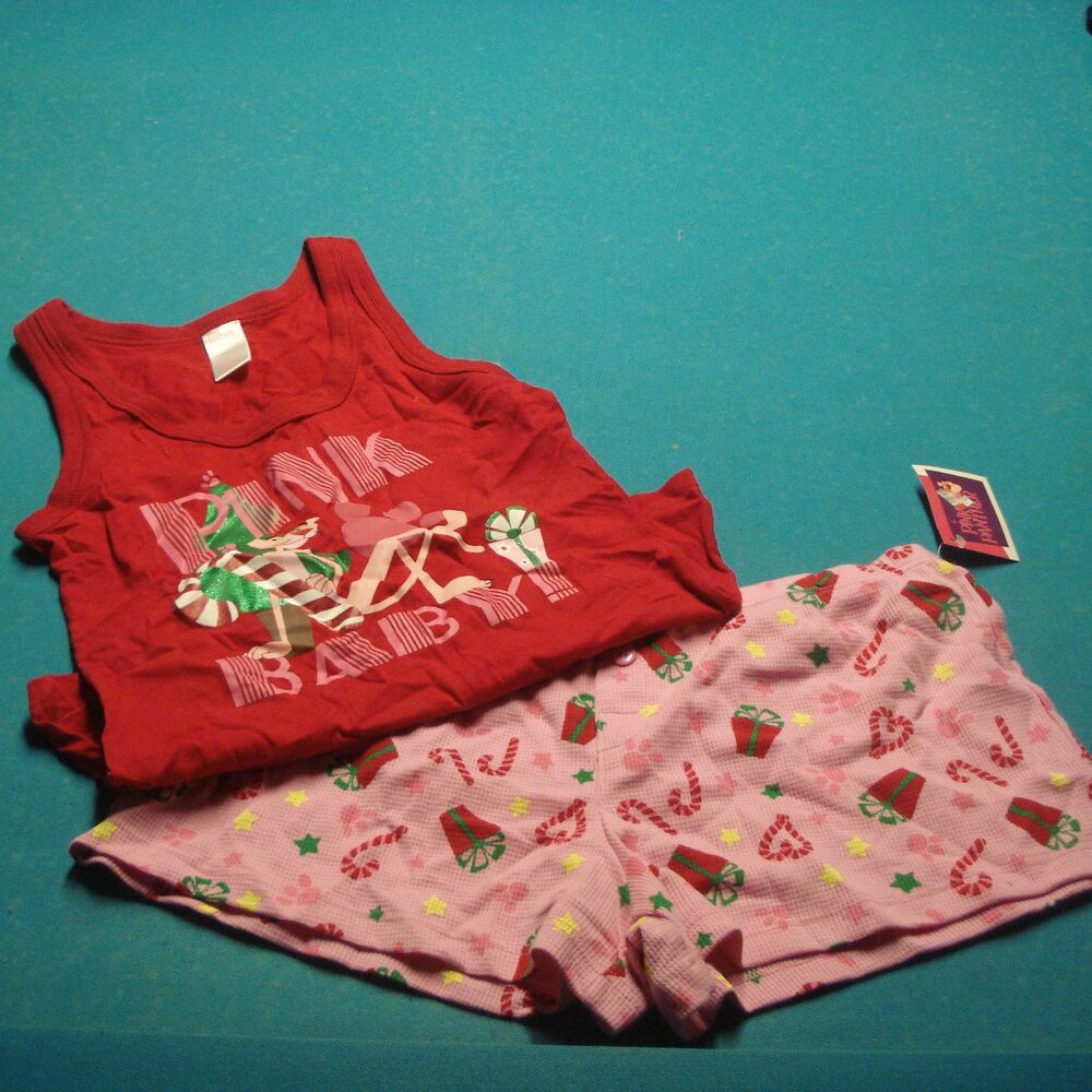 NWT Pink Panther sleep set